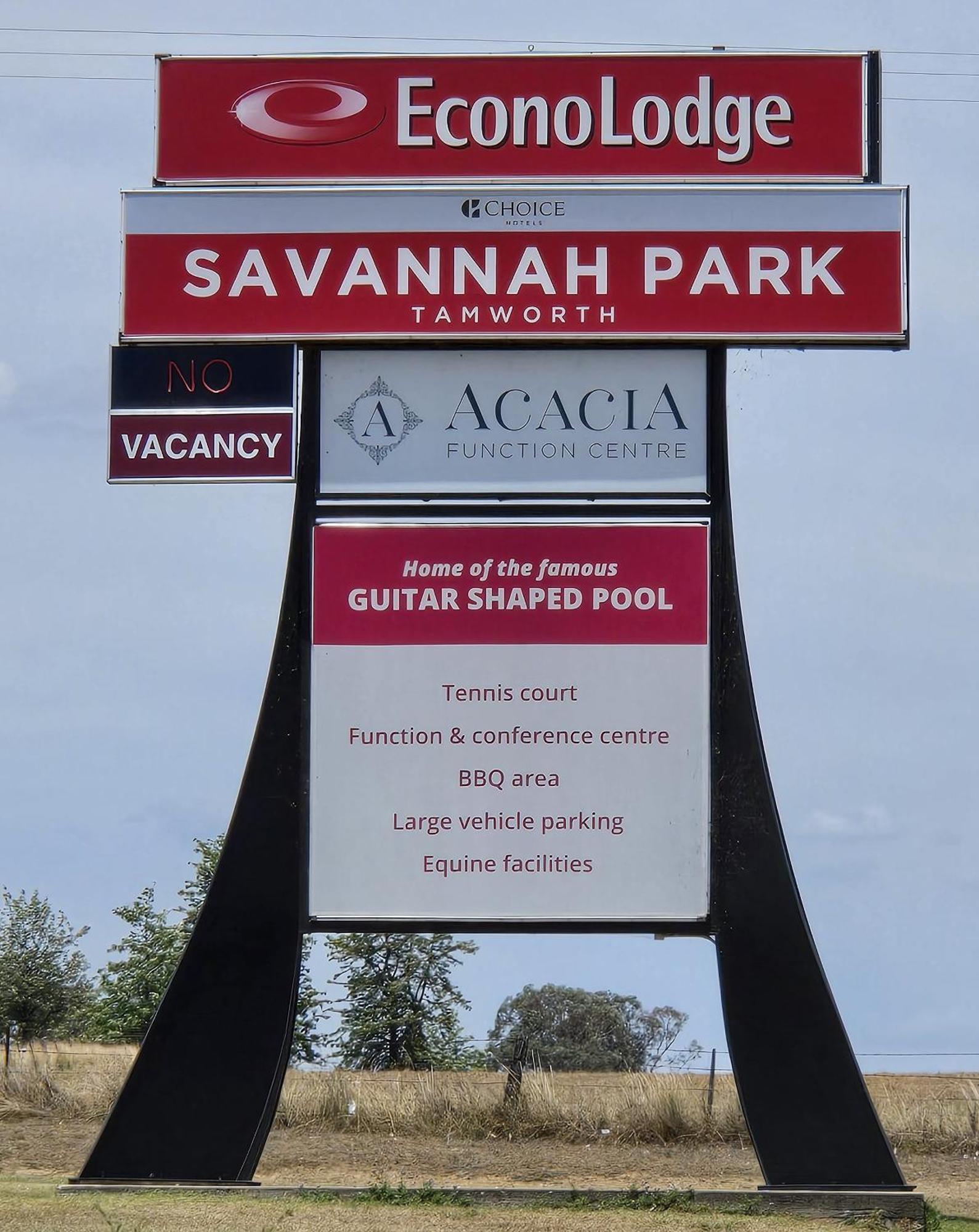 Econo Lodge Savannah Park Tamworth Extérieur photo